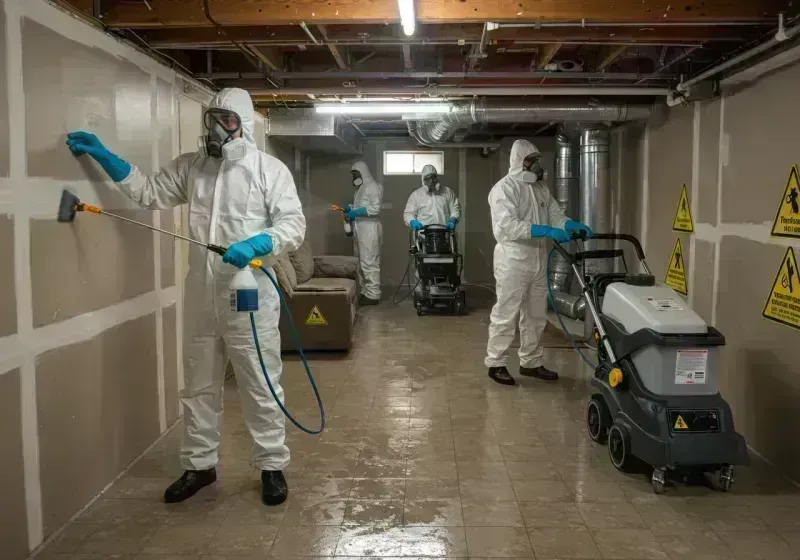 Basement Moisture Removal and Structural Drying process in Near North Side, IL